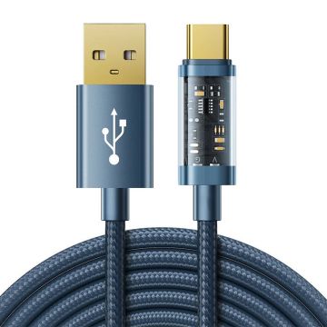 Cablu Usb-a / Surpass / Type-c / 3a / 1,2 M Joyroom S-uc027a12 (albastru)