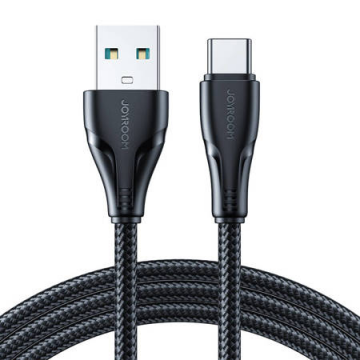 Cablu Usb-a, Surpass, Type-c, 3a, 3m (negru)