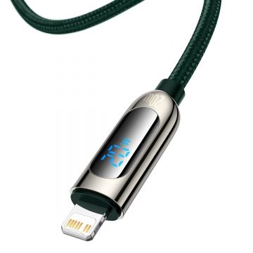 Cablu USB-c pentru display Lightning Baseus, Pd, 20w, 2m (verde)