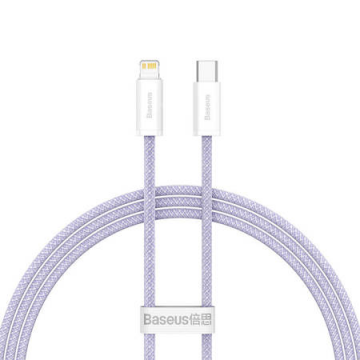 Cablu USB-c pentru seria Lightning Baseus Dynamic 2, 20w, 1m (violet)