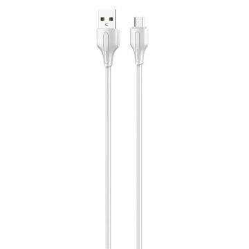 Cablu USB la Micro Usb Ldnio Ls540, 2.4a, 0.2m (alb)