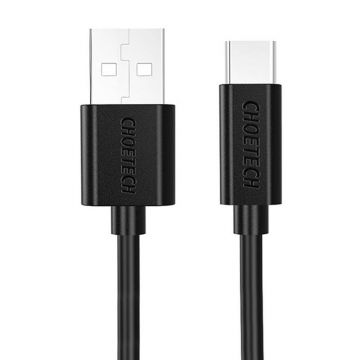 Cablu USB la USB-c Choetech Ac0002, 1m (negru)