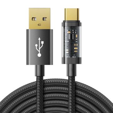 Cablu Usb La Usb-c Joyroom S-쀧a12 3a, 1,2 M (negru)