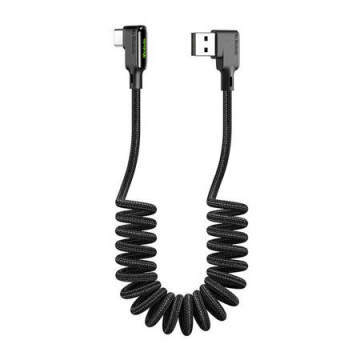 Cablu USB la USB-c, Mcdodo Ca-7310, înclinat, 1,8 m (negru)