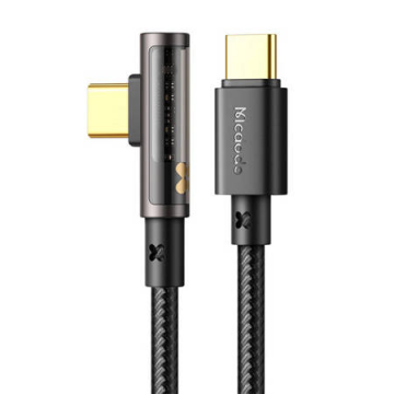 Cablu USB la USB-c Prism 90 de grade Mcdodo Ca-3400, 100 W, 1,2 m (negru)