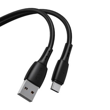 Cablu USB la USB-c Vipfan Racing X05, 3a, 1m (negru)