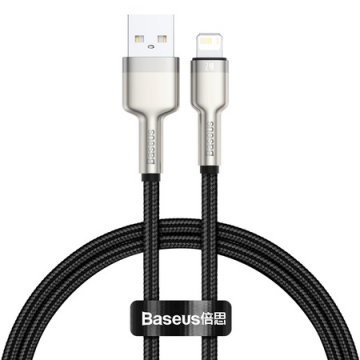 Cablu Usb Pentru Lightning Baseus Cafule, 2,4a, 0,25m (negru)