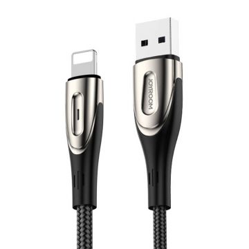 Cablu Usb Pentru Lightning Joyroom Sharp S-m411 2.4a, 3m (negru)