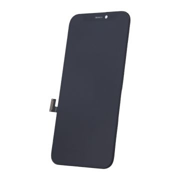 Ecran LCD Profesional cu Touch Screen iPhone 12 Mini - Pachet de Serviciu + Husa Neagra