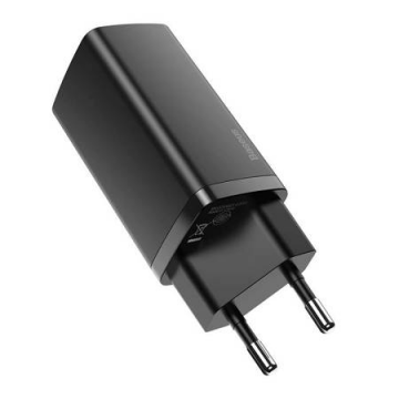 Încărcător Rapid De Călătorie Baseus Gan2 Lite Usb+c 65w Eu (negru)