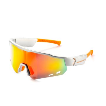 Ochelari de soare Bluetooth profesionali, albi, UV400.