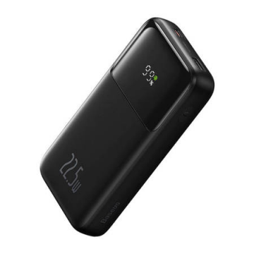 Powerbank Baseus Comet Cu Cablu Usb La Usb-c, 10000mah, 22,5w (negru)