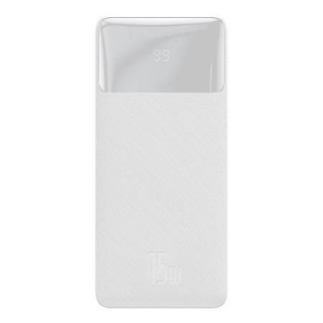 Powerbank Bipow 30000mah, 15w (alb)