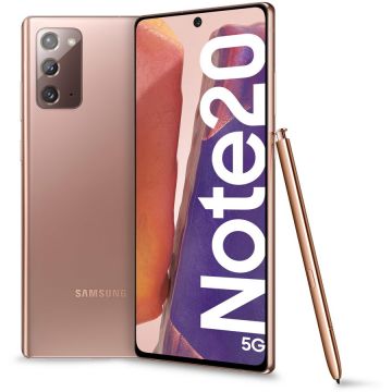 Samsung Telefon mobil Samsung Galaxy Note 20, Dual SIM, 256GB, 8GB RAM, 5G, Mystic Bronze