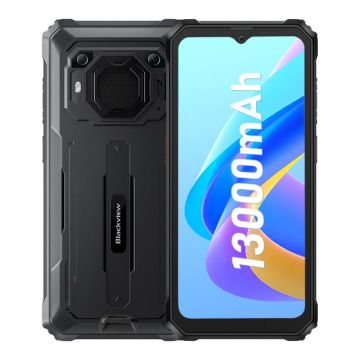 Telefon mobil Blackview BV6200 Pro Negru, 4G, IPS 6.56 , Boxa 3W, 10GB RAM (6GB + 4GB extensibili), 128GB ROM, Android 13, Helio P35, NFC, 13000mAh, 18W, Dual SIM