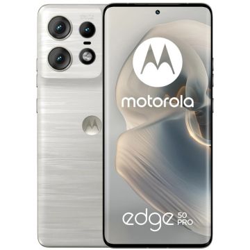 Telefon mobil Motorola Edge 50 Pro, 512GB, 12GB RAM, 5G, Dual SIM, Moonlight Pearl