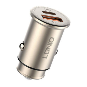 Usb, Incarcator Auto, 30w, Usb-c + Cablu Usb-c