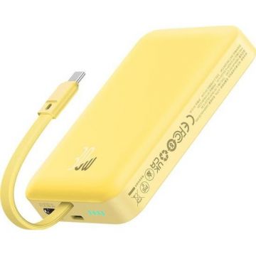 Baterie Externa Magnetic Mini MagSafe 10000mAh 30W Galben