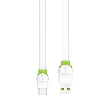 cablu de 1m, USB-c (culoarea - alb)
