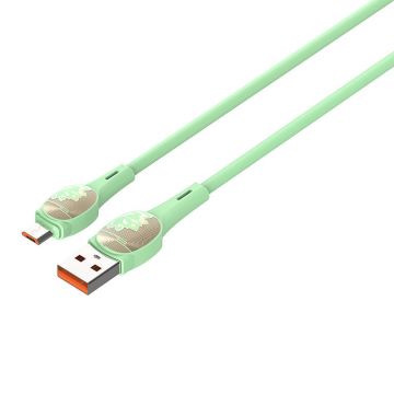 Cablu de incarcare rapida Micro, verde, 30w, 2m.