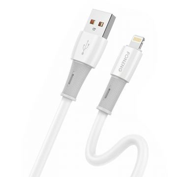 Cablu USB la Lightning, 3a, 1,2 m (alb)