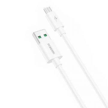 Cablu USB la Micro Usb, 1m (alb) 5a