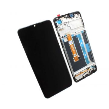 Display Realme C15 cu Rama Black Negru
