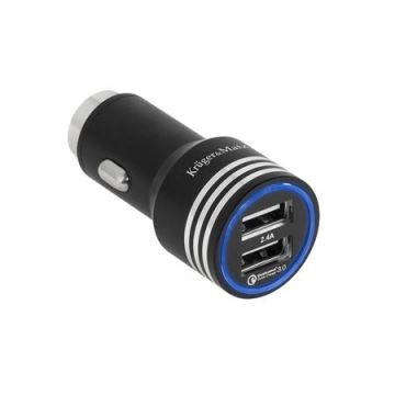 [titlu] Incarcator Auto 2 Porturi USB Quick Charge 3.0