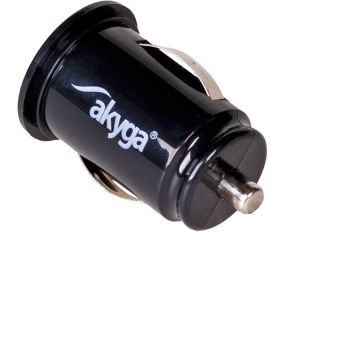 Incarcator Auto AK-CH-02 2100mA 2x USB Negru