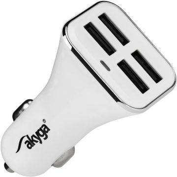 Incarcator Auto AK-CH-09 6800 mA 4x USB Alb