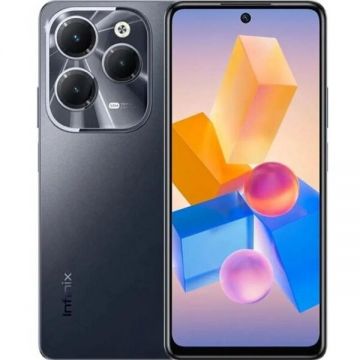 Infinix Telefon Mobil Infinix Hot 40 Pro, Procesor Mediatek Helio G99, IPS LCD 6.78, 8GB RAM, 256GB Flash, Camera Tripla 108 + 2 + 0.08 MP, Wi-Fi, 4G, Dual Sim, Android, Negru