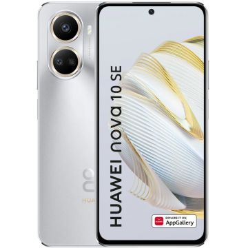 Smartphone Huawei Nova 10 SE, 128GB, 8GB RAM, Dual SIM, 4G, 4-Camere, Starry Silver