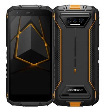 Telefon mobil Doogee S41T Portocaliu, 4G, IPS HD 5.5  , 8GB RAM (4GB + 4GB extensibili), 64GB ROM, 13MP+8MP, Android 13, Unisoc T606 Octa Core, GPS, NFC,  6300mAh, Dual SIM