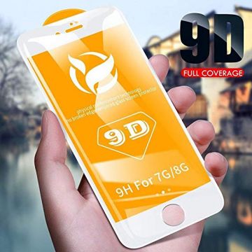 9d Sticla iPhone 7/8 Plus (5,5) Alb