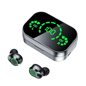 Casti fara fir bluetooth negre, usoare, cu sunet de calitate.