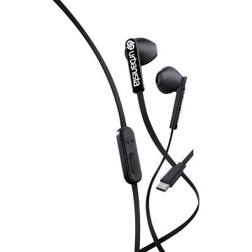 Casti Audio In-Ear San Francisco 32 Ohm Microfon Cablu 1.2M USB-C Negru