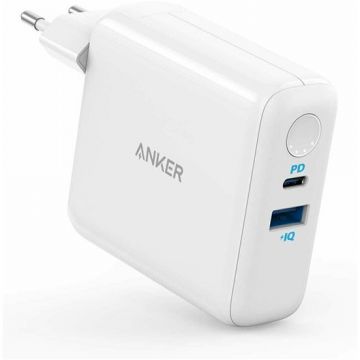 Incarcator Cu Baterie Externa PowerCore III Fusion 5k 2-in-1 5.000mah 18W USB-C USB Alb