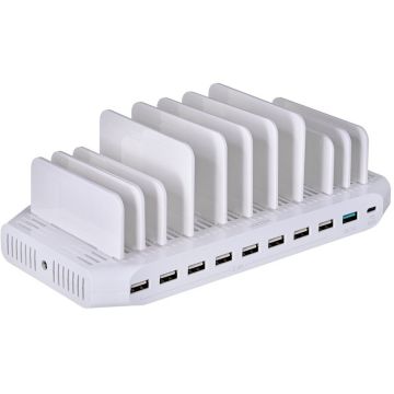 Statie Incarcare Y-2190  9x USB Type A 1.2m 160W Alb
