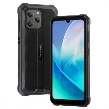 Telefon mobil Blackview BV5300 Plus, Black, 4G, 6.1 HD+, 16GB RAM (8GB + 8GB extensibili), 128GB ROM, ArcSoft 13MP+5MP, Android 13, MediaTek Helio G72, 6580mAh, Dual SIM