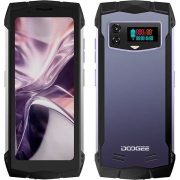 Telefon mobil Doogee S Mini Purple, 4G, 4.5 QHD, 15GB RAM (8GB + 7GB extesibili), 256GB ROM, G99, Android 13, 3000mAh, Dual SIM