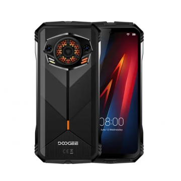 Telefon mobil Doogee S punk, Black, 4G, 6.58 FHD+ 90Hz, 16GB RAM(6GB + 10GB extensibil), 256GB ROM, Camera 50MP, Spreadtrum T606 Octa Core, Android 14, 10800mAh, DualSim