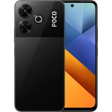 Telefon Mobil Poco M6, 6GB RAM, Memorie 128GB, Dual Sim, 4G, Negru