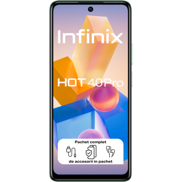 Telefon mobil X6837 HOT 40 Pro Conexiune 4G Ecran 6.78inch Octa Core 8GB 256GB Starfall Green
