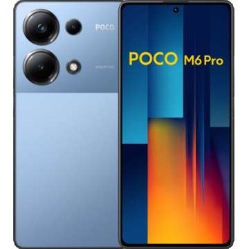 Telefon mobil Xiaomi POCO M6 Pro 4G, 256GB, 8GB RAM, Dual-SIM, Blue