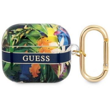 Casca de Telefon GUA3HHFLB Flower Strap compatibila cu Apple AirPods 3 Albastru