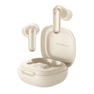 Casti profesionale Bluetooth Anker Soundcore P40i, culoare bej.