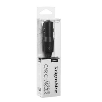 Incarcator Auto Micro USB Kruger&matz, 5V DC, 1000 mA
