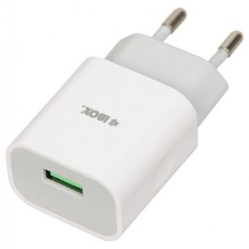 Incarcator ILUC41W  USB-A + USB-A microUSB Cablu  1m  Alb