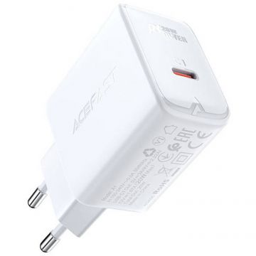 Incarcator Retea A1 PD20W 1x USB-C Alb