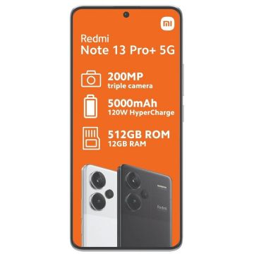 Smartphone Redmi Note 13 Pro+ 5G 12GB 512GB Alb